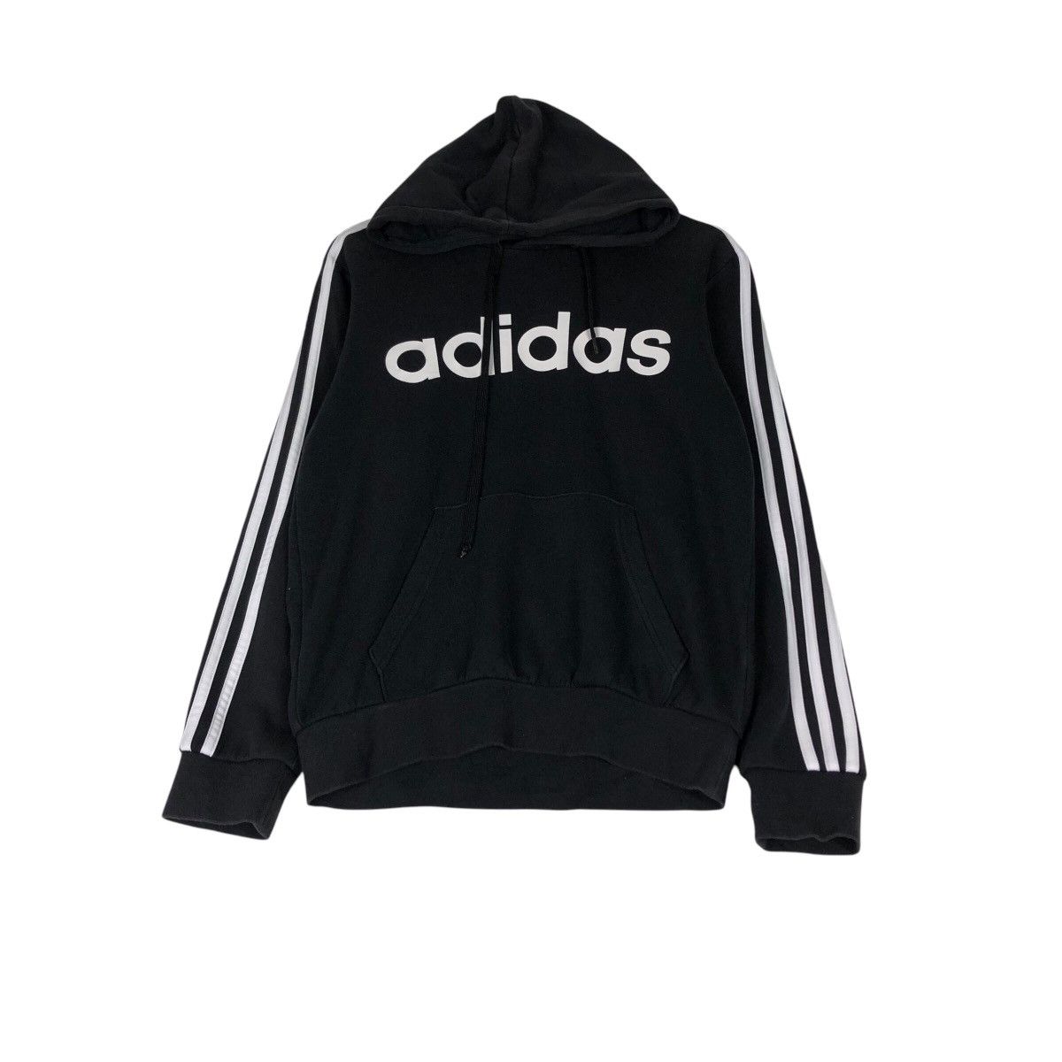 Adidas Adidas Archive Black 3-Stripes Hoodie Size US S / EU 44-46 / 1 - 3 Thumbnail