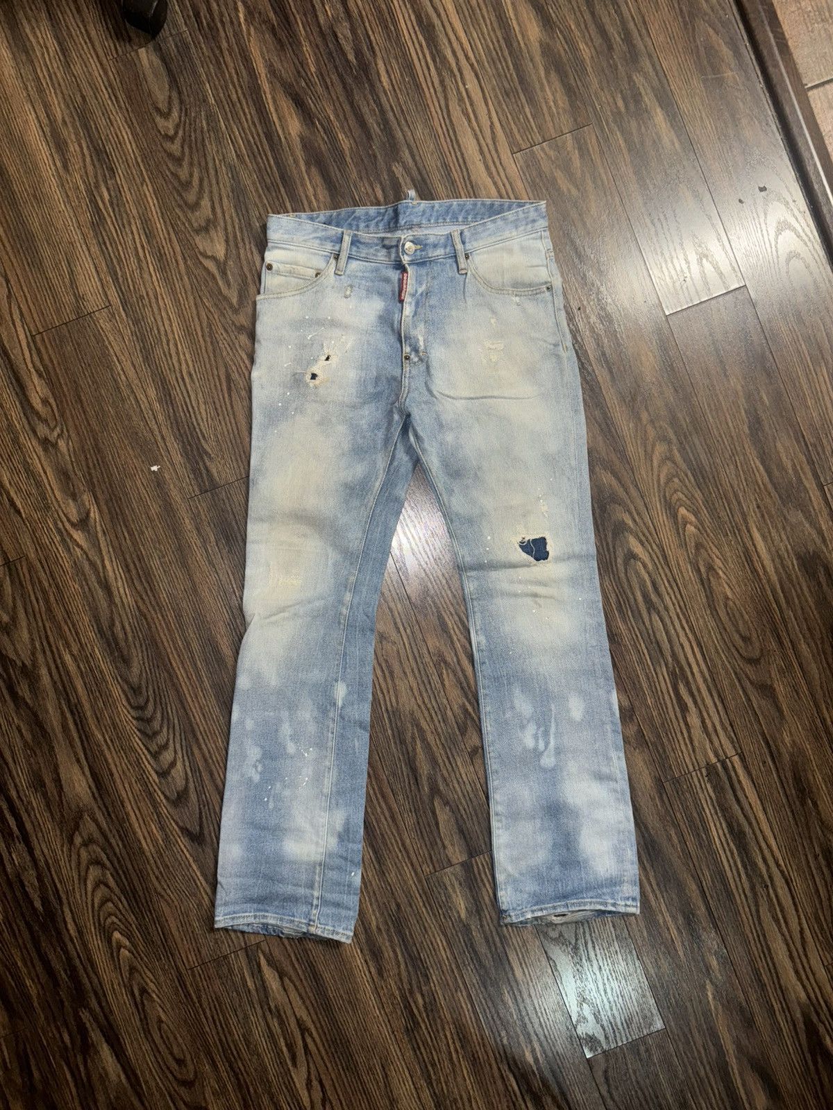 Dsquared2 DSquared2 Slim Fit Denim Jeans Size US 30 / EU 46 - 1 Thumbnail