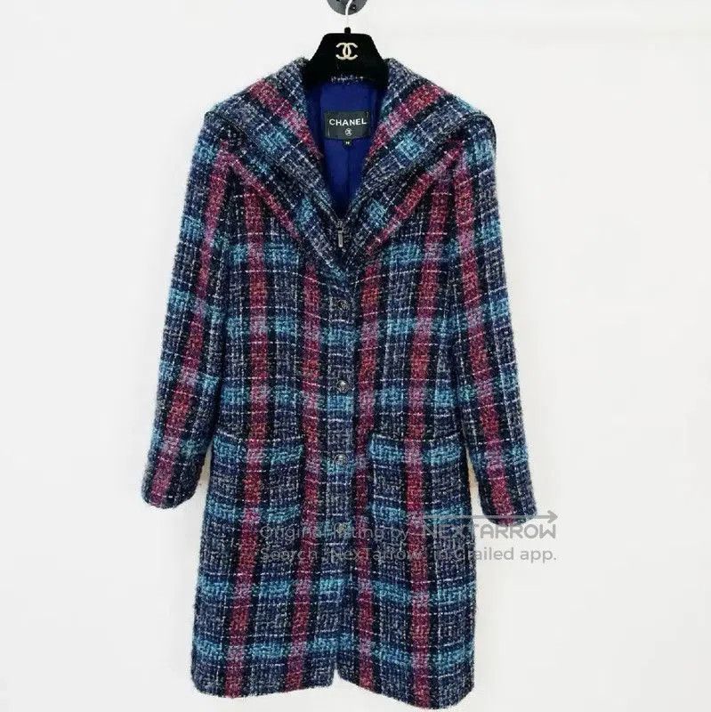 Chanel Chanel Multicolor Mid-Length Women's Coat . Size S / US 4 / IT 40 - 1 Thumbnail
