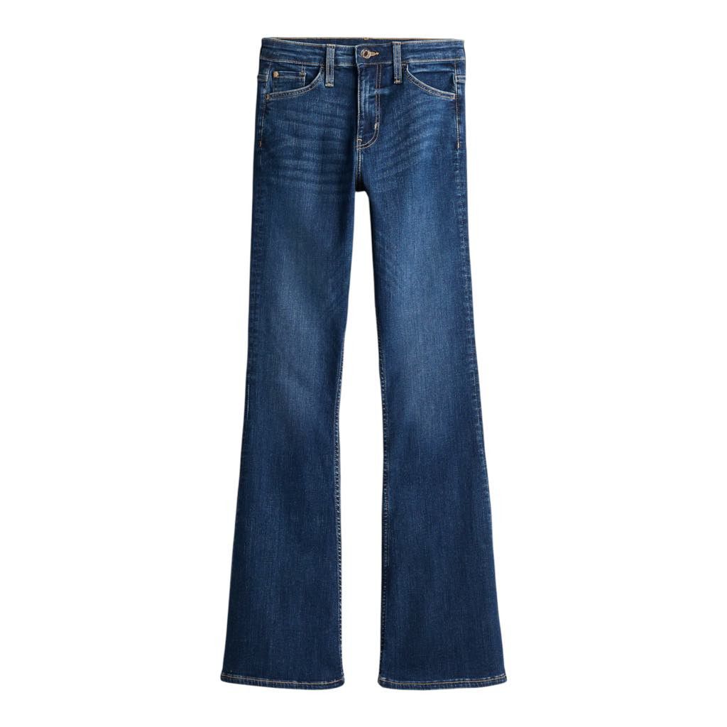 H&M Divided H&M Flare/Bootcut Ultra High Rise Jeans Slim Size 2 Size 26" / US 2 / IT 38 - 4 Thumbnail