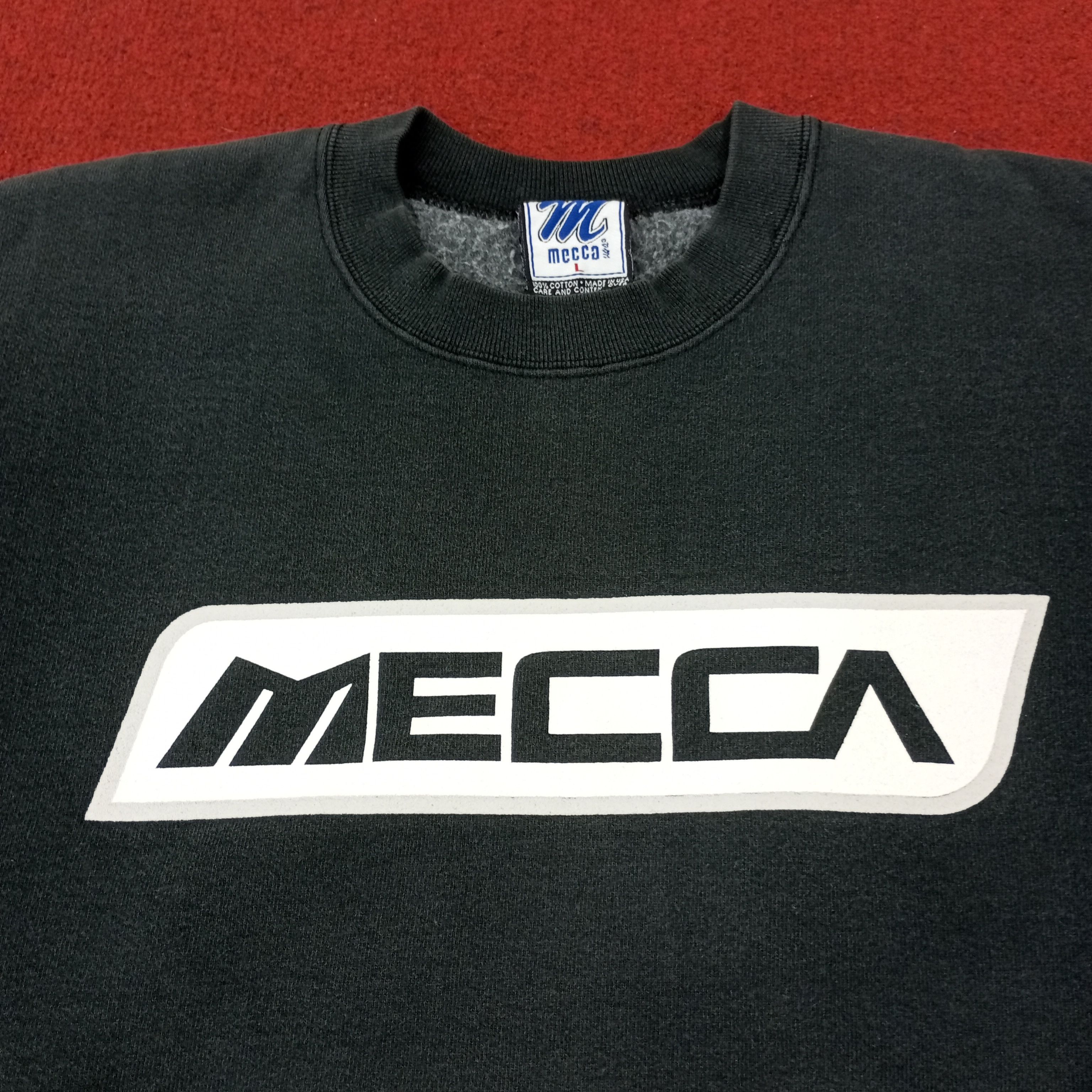 Mecca × Vintage Mecca Music Style Streetwear Sweatshirt Size US L / EU 52-54 / 3 - 4 Thumbnail