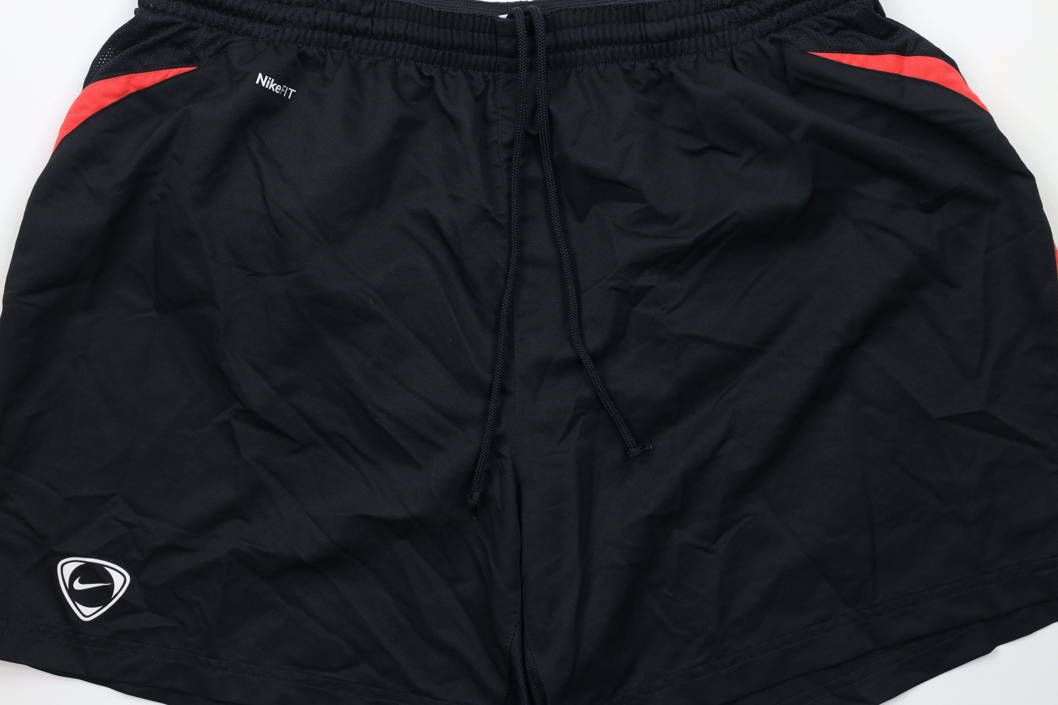 Nike × Vintage Vintage Nike Total 90 Mini Swoosh Lined Soccer Shorts Black Size US 38 / EU 54 - 3 Thumbnail