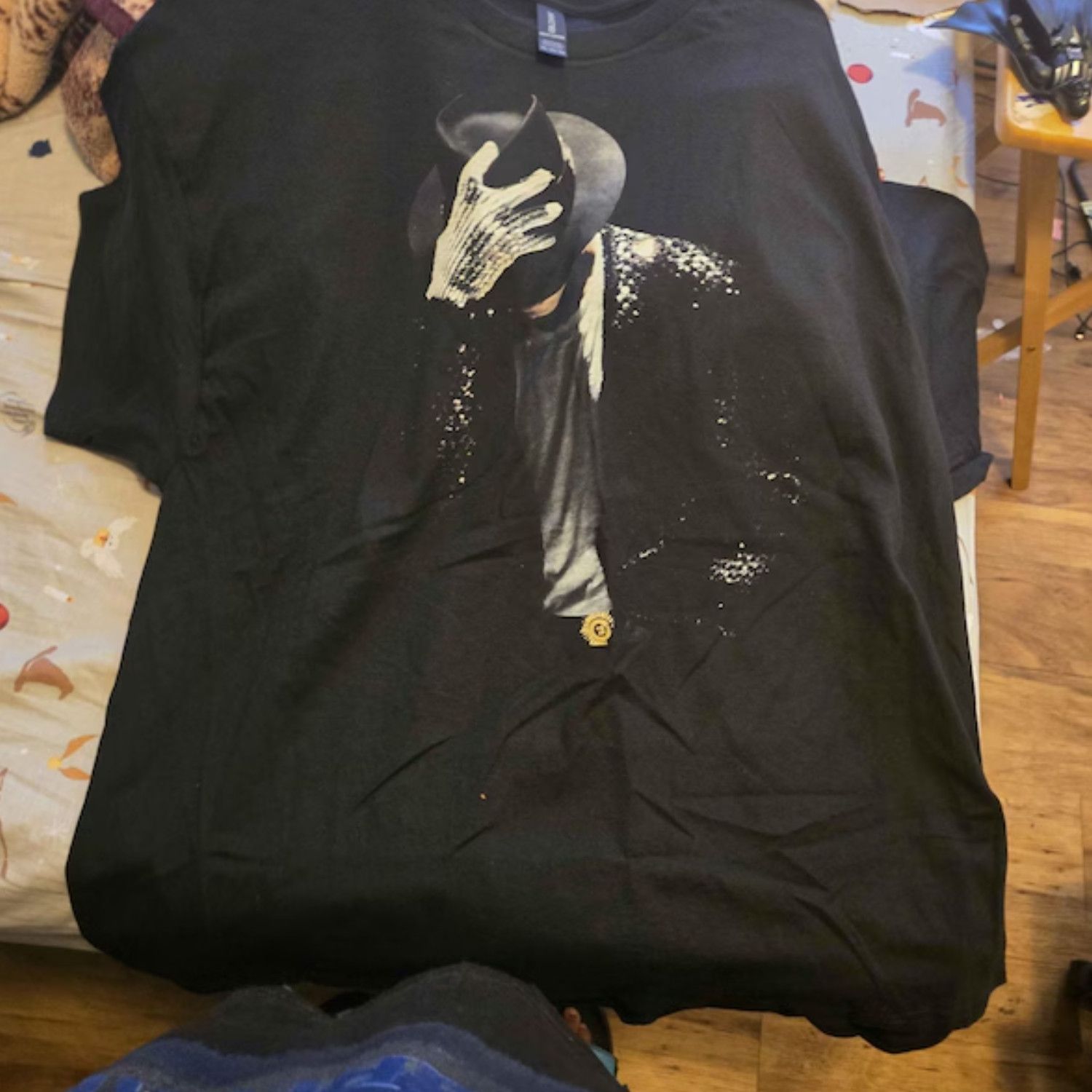 Japanese Brand Michael shirt,vintage graphic 90s shirt, hip hop shirt Size US L / EU 52-54 / 3 - 2 Thumbnail