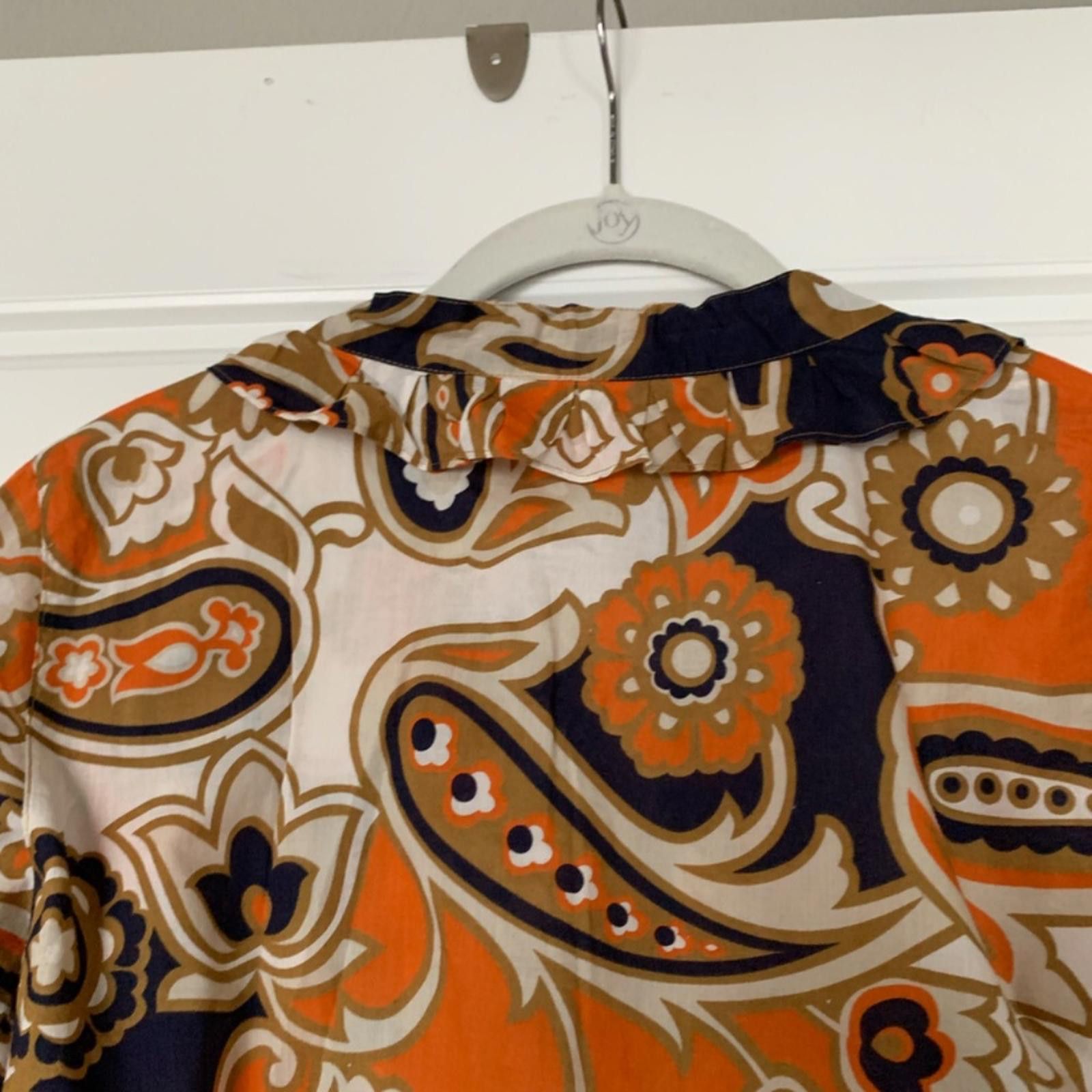 J.Crew J Crew Paisley short sleeve Shirt Size M / US 6-8 / IT 42-44 - 4 Thumbnail