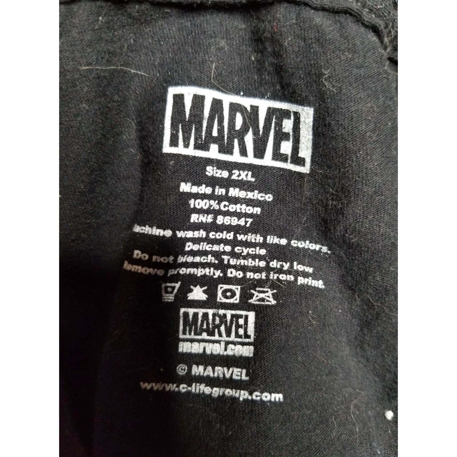 Vintage Marvel Comics The Punisher Big Skull Logo Distressed T-Shirt Mens 2XL Black Graphic Tee Size US XXL / EU 58 / 5 - 4 Thumbnail