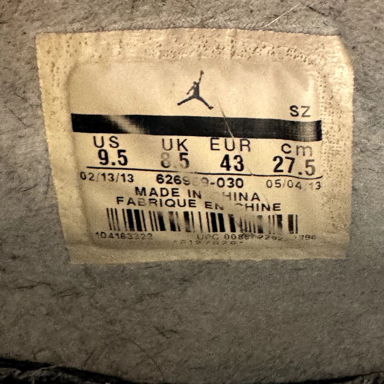 Jordan Brand × Nike Size 9.5 - Nike Air Jordan 4 Retro Fear 2013 Men's Shoes Size US 9.5 / EU 42-43 - 8 Thumbnail