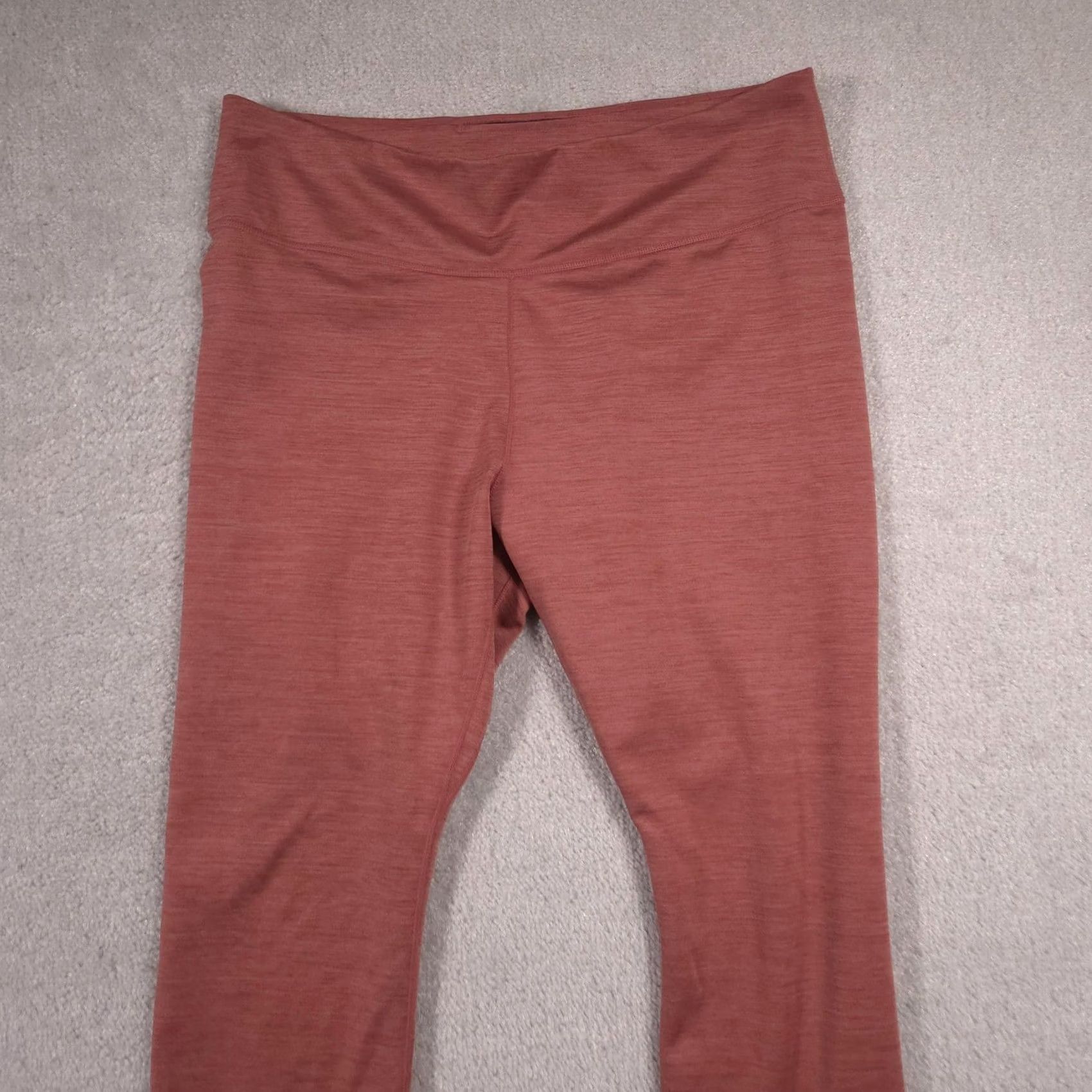 Nike Nike Leggings Womens XXL Brown Dri-FIT High Rise Ankle Yoga Gym Pants Athletic Size 40" / US 18 - 3 Thumbnail