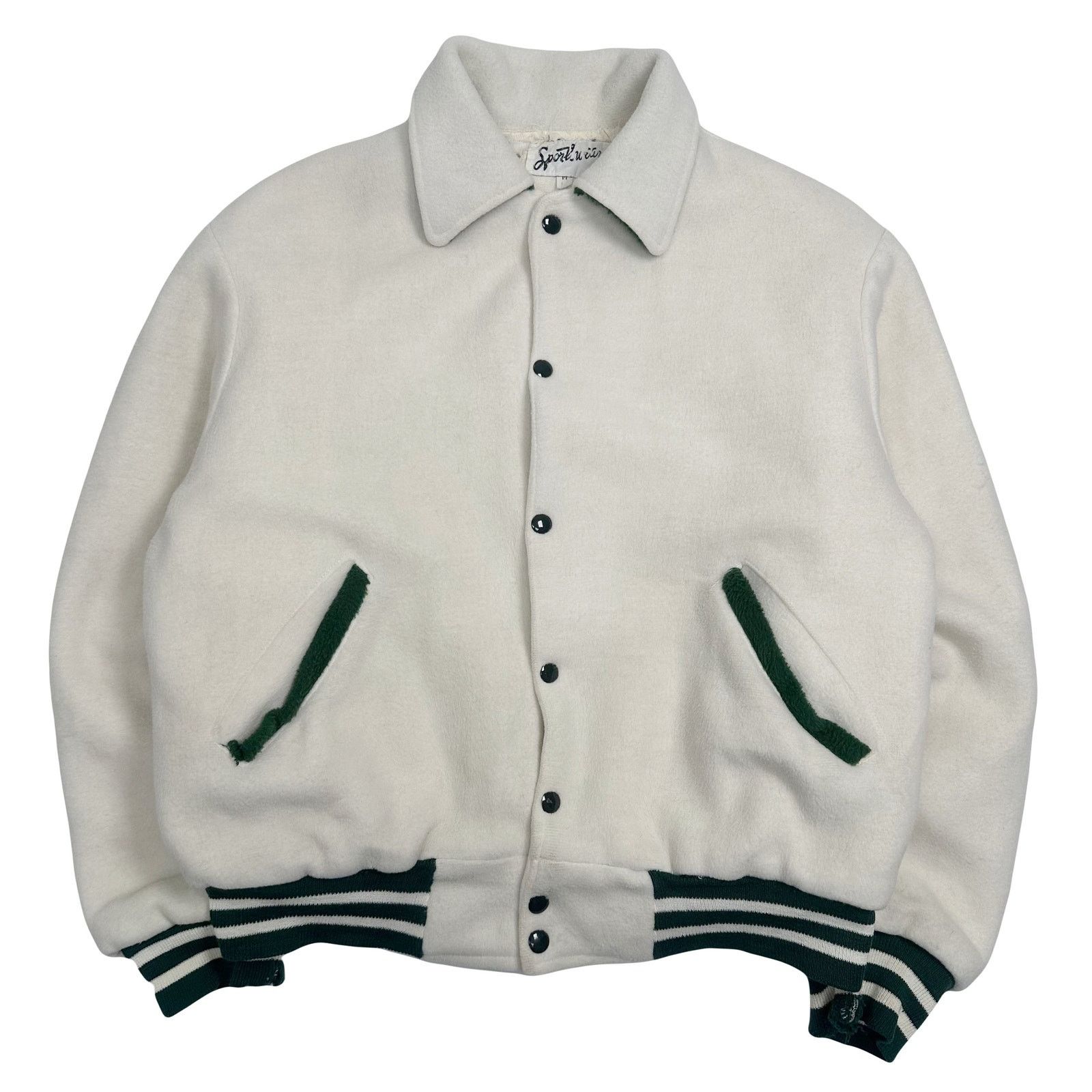 Vintage Vintage Camden Catholic Heavy Fleece Varsity Jacket M Size US M / EU 48-50 / 2 - 1 Thumbnail