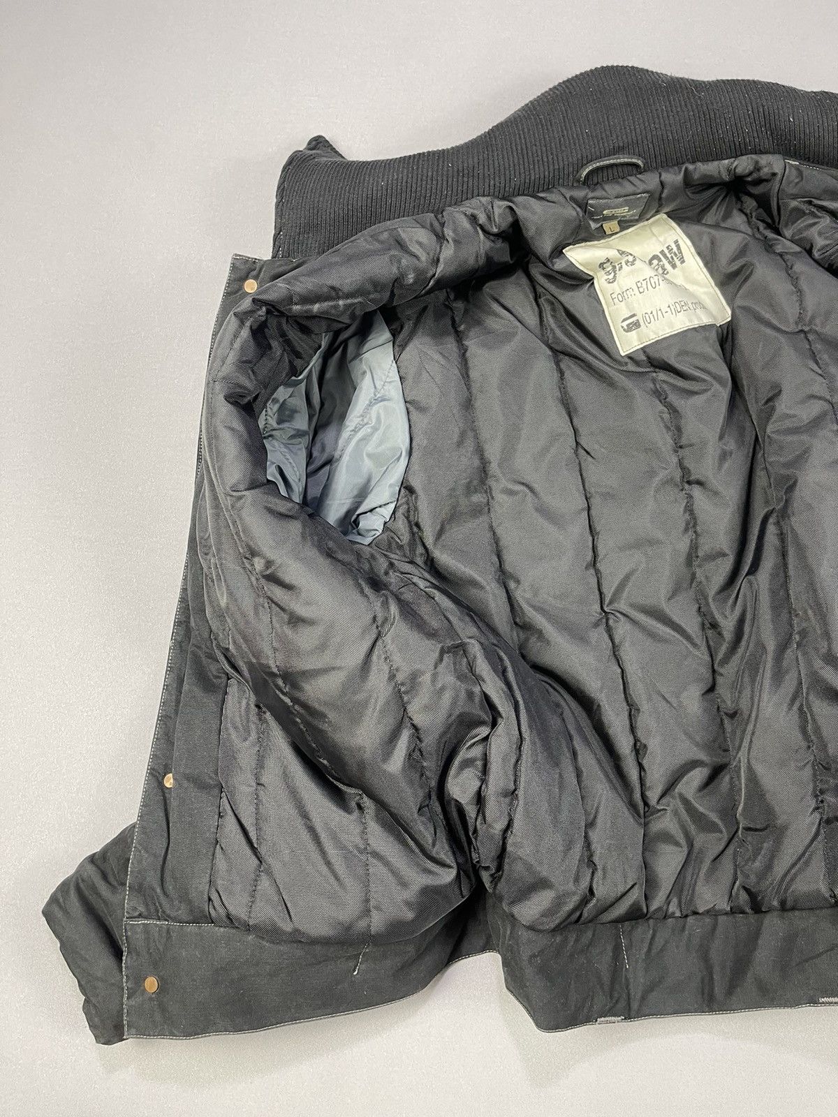 G-Star Vintage Y2k G Star Raw Denim Puffer Bombers Jackets Size US L / EU 52-54 / 3 - 14 Thumbnail