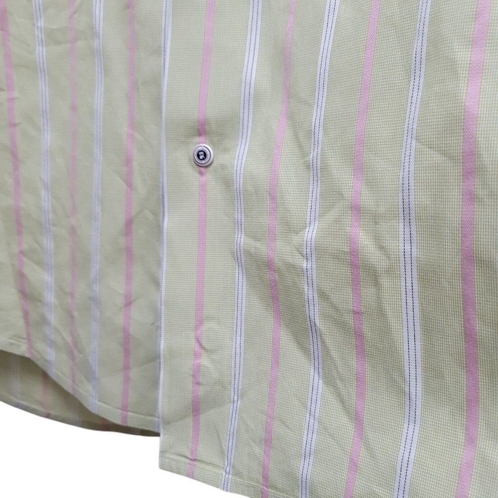 Robert Graham Robert Graham Men's Stripe Dress Shirt Large Pre-owned Size US L / EU 52-54 / 3 - 7 Thumbnail