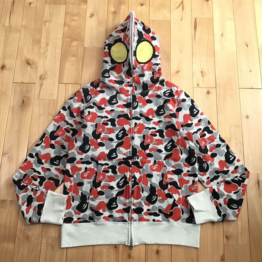 Bape Ultraman × BAPE camo full zip hoodie a bathing ape Size US M / EU 48-50 / 2 - 1 Thumbnail