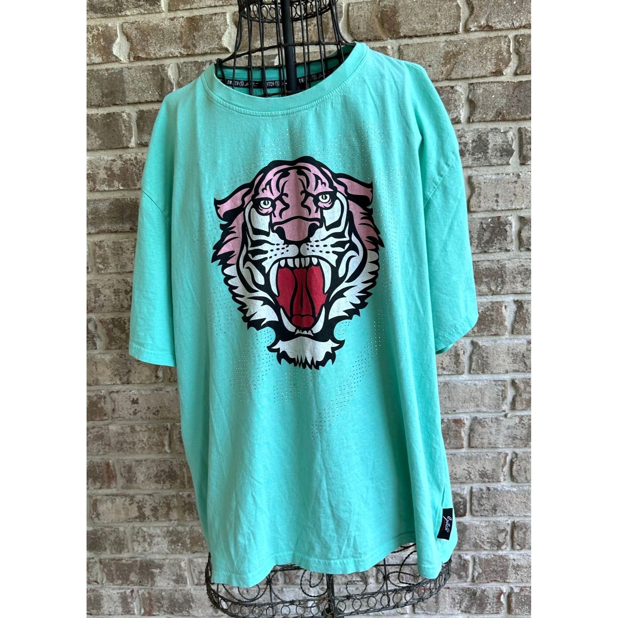 Other Switch Remarkable Limited Edition Tiger T Shirt 3XL Aqua Size US XXL / EU 58 / 5 - 5 Thumbnail