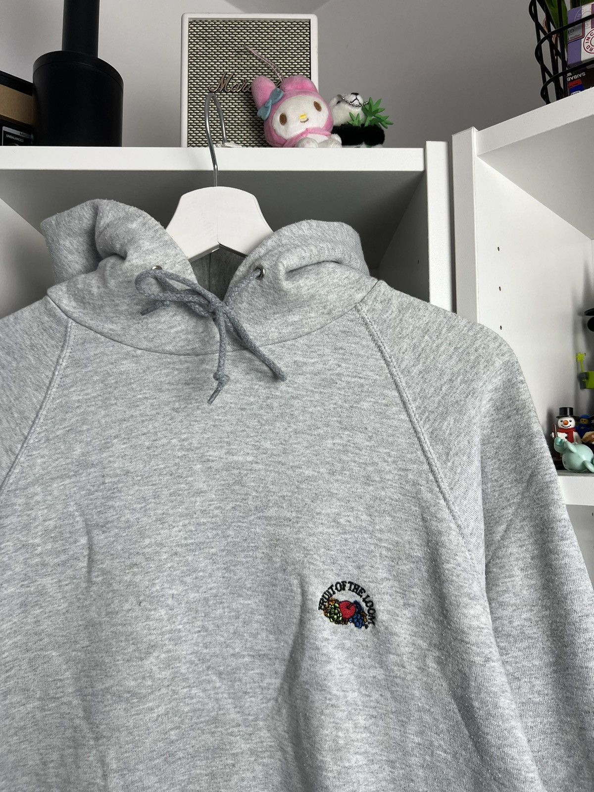 Fruit Of The Loom × Vintage Vintage 90s Fruit of the loom basic blank boxy baggy hoodie Size US M / EU 48-50 / 2 - 4 Thumbnail
