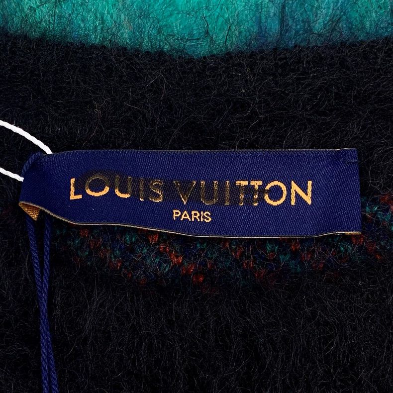 Louis Vuitton Louis Vuitton 23 Black Butterfly Intarsia Mohair Crew Neck Size US M / EU 48-50 / 2 - 6 Thumbnail