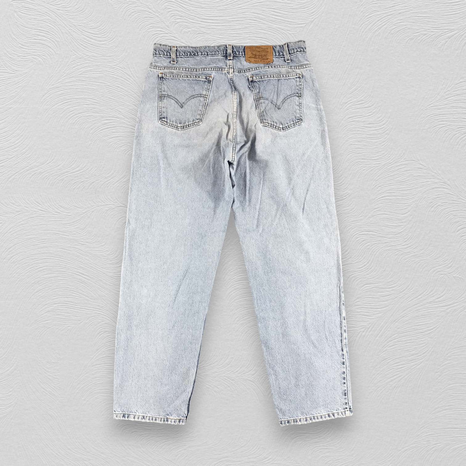 Levi's Vintage Levi's 553 Jeans Relaxed Fit Denim KJ164 Size US 37 - 2 Thumbnail