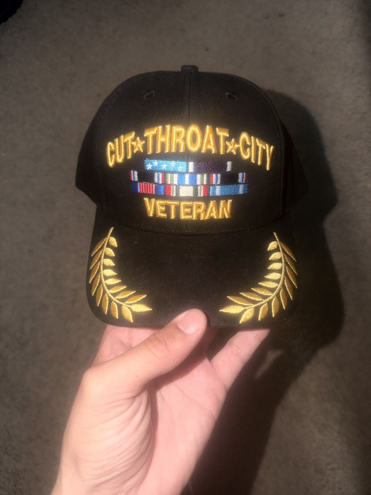 STAFF CUT THROAT CITY VET HAT ☄️