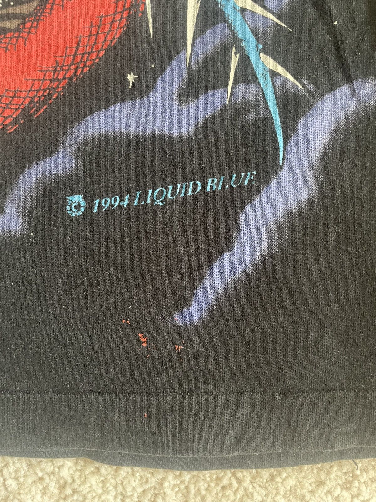 Liquid Blue Vintage Liquid Blue T Shirt Double Dragon 1994 Mens XL Size US XL / EU 56 / 4 - 2 Thumbnail