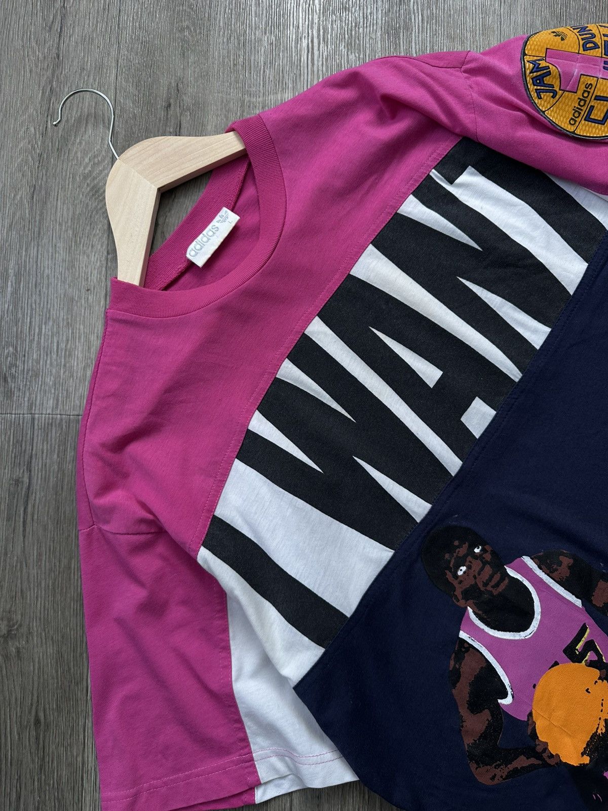 Adidas 🫧 ADIDAS VINTAGE T-SHIRT “I WANT I CAN” BASKETBALL Y2K Size US L / EU 52-54 / 3 - 4 Thumbnail