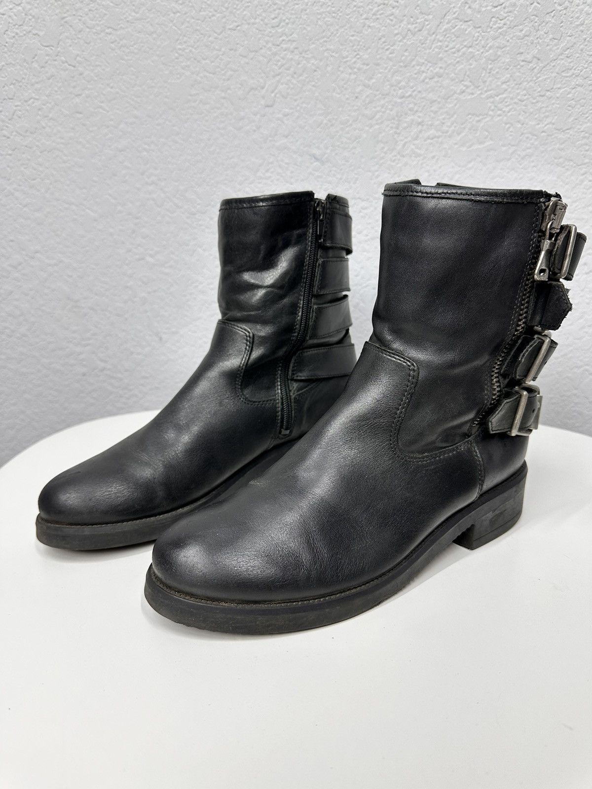 Undercover Vintage Leather Metal Boots Rick Owens Style AS 98 japan Size US 8 / EU 41 - 5 Thumbnail