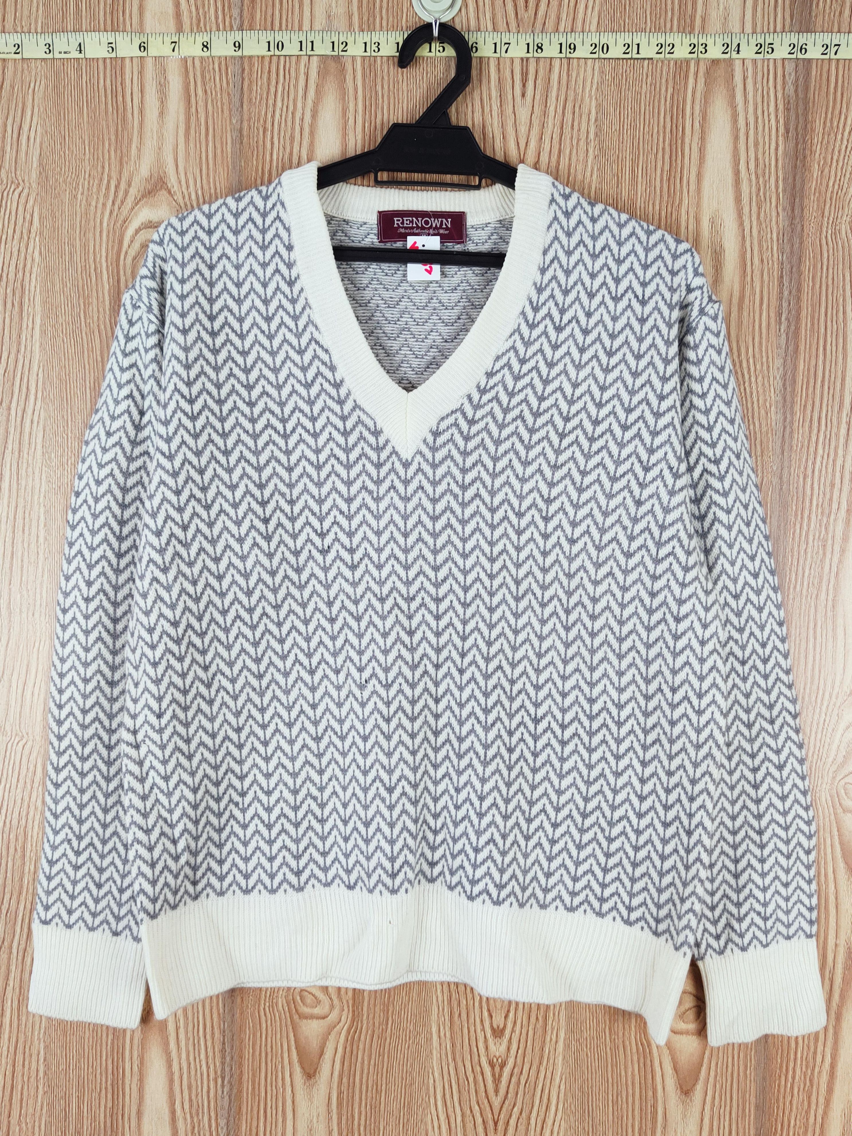 RENOWN Renown Gray Knitwear Sweatshirts #W302 Size US M / EU 48-50 / 2 - 1 Thumbnail