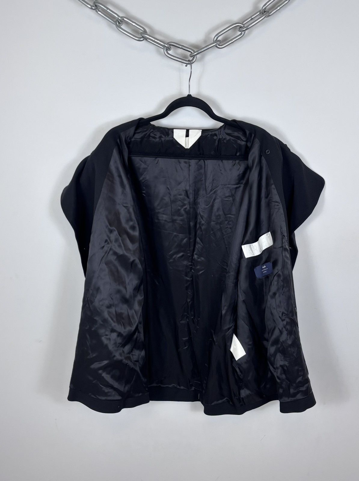 Arket Arket Women’s Black Wool Twill Double Breasted Peacoat Coat Size M / US 6-8 / IT 42-44 - 12 Thumbnail