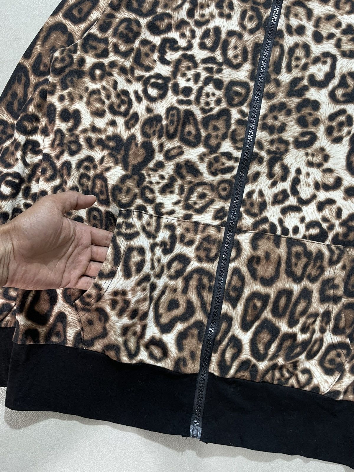 If Six Was Nine Vintage Leopard faux Fur Hoodie Ifsixwasnine Lgb Style Size US L / EU 52-54 / 3 - 2 Thumbnail