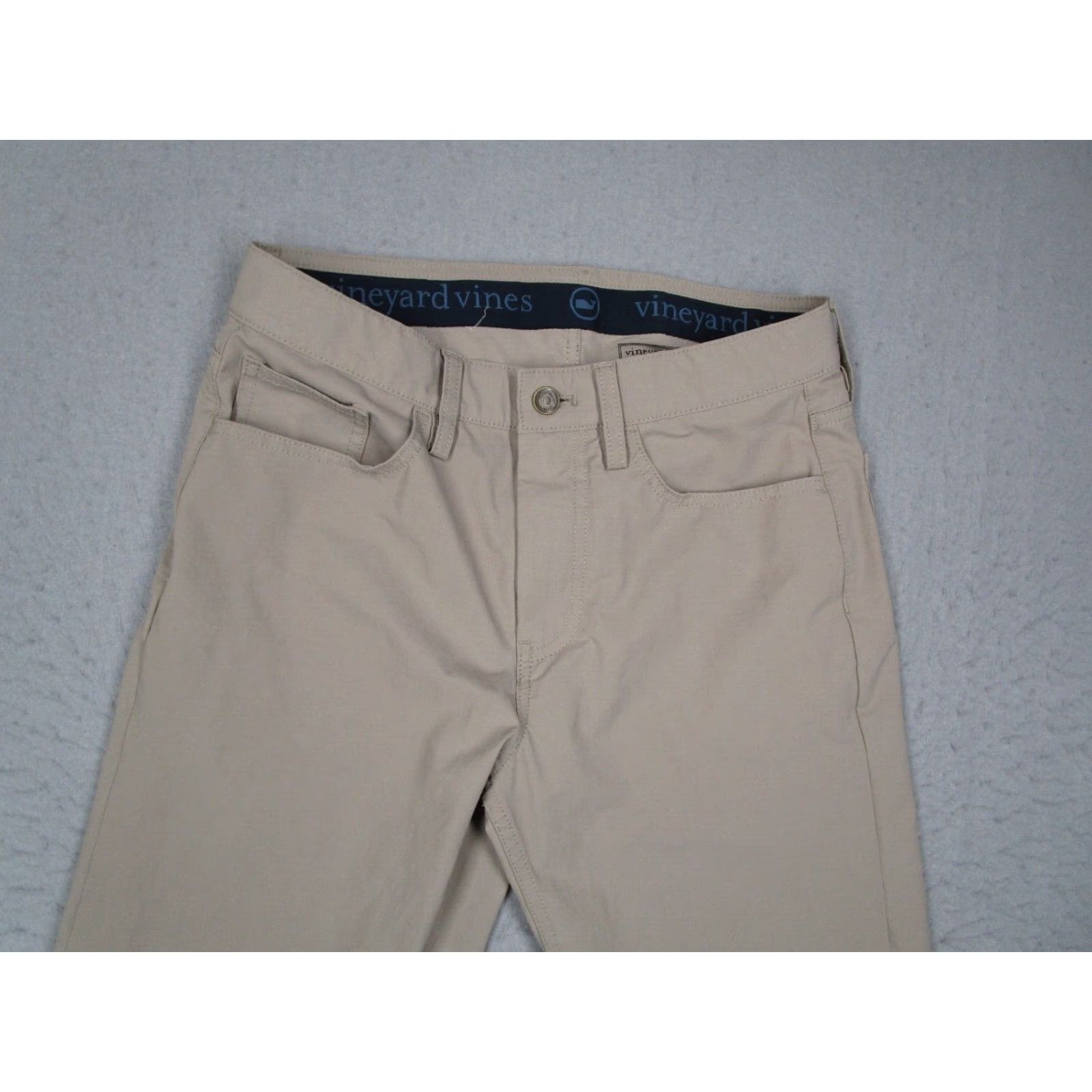 Lululemon Vineyard Vines Pants Men 28 Beige On The Go OTG performance Chino 28x32 Size US 28 / EU 44 - 2 Thumbnail