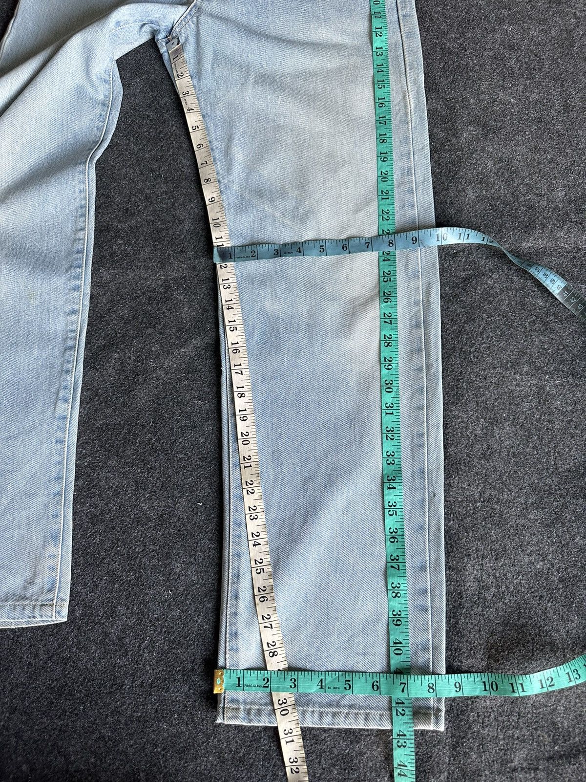 Edwin Vintage Edwin 101 Made in Japan Baggy Faded Denim 33x31 D116 Size US 33 - 6 Thumbnail