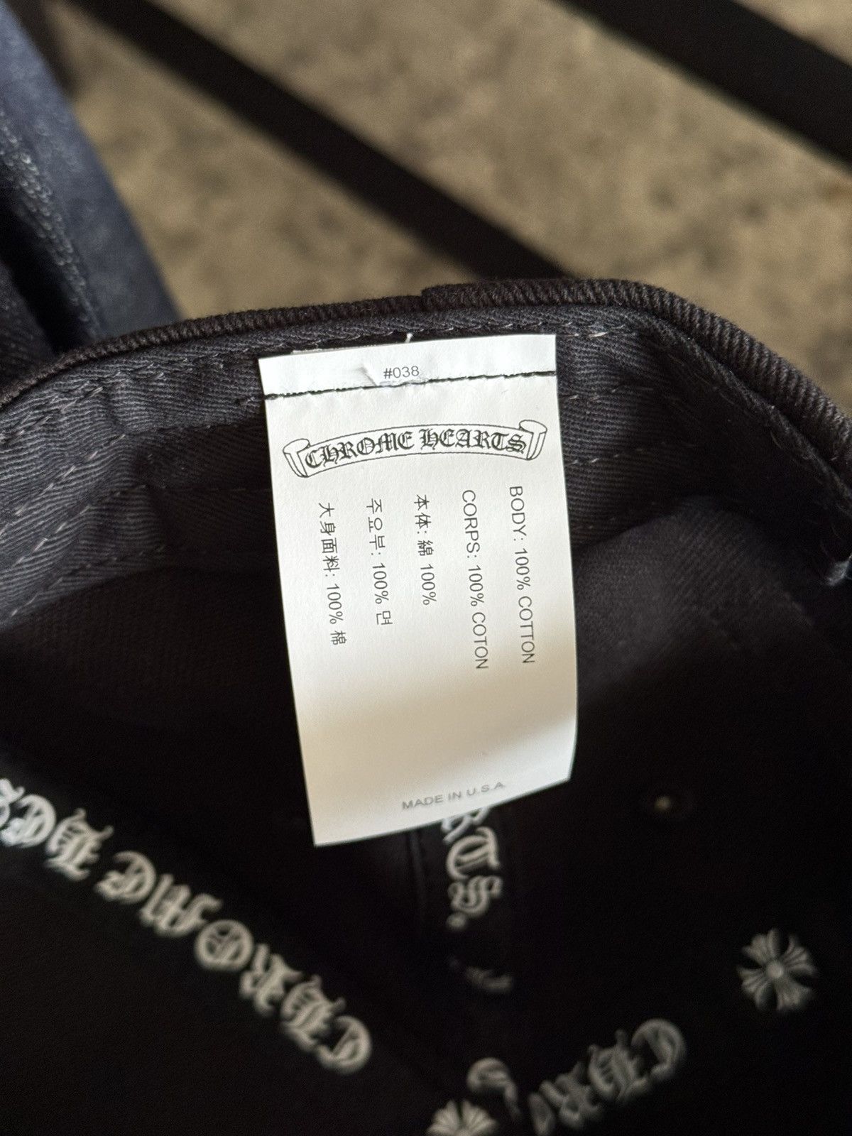 Chrome Hearts Chrome Hearts Rs3 Denim Cap Size ONE SIZE - 5 Thumbnail