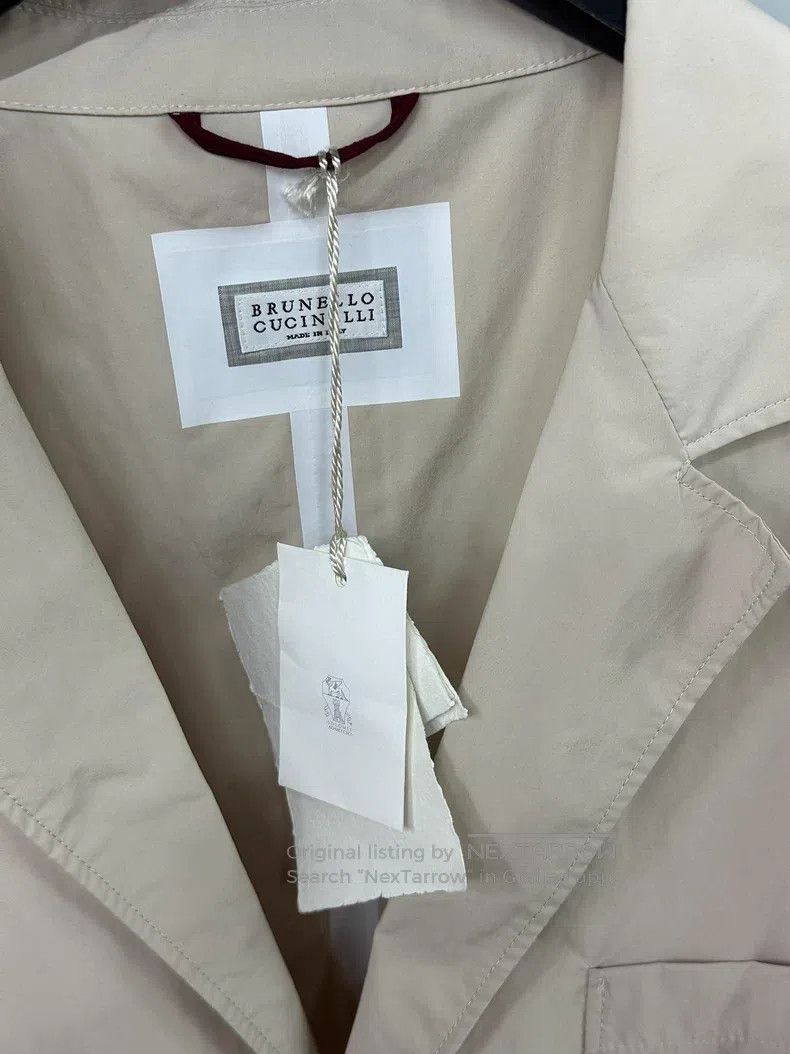 Brunello Cucinelli Brunello Cucinelli Tech Fabric Lapel Jacket Suit Jacket Size 50L - 3 Thumbnail