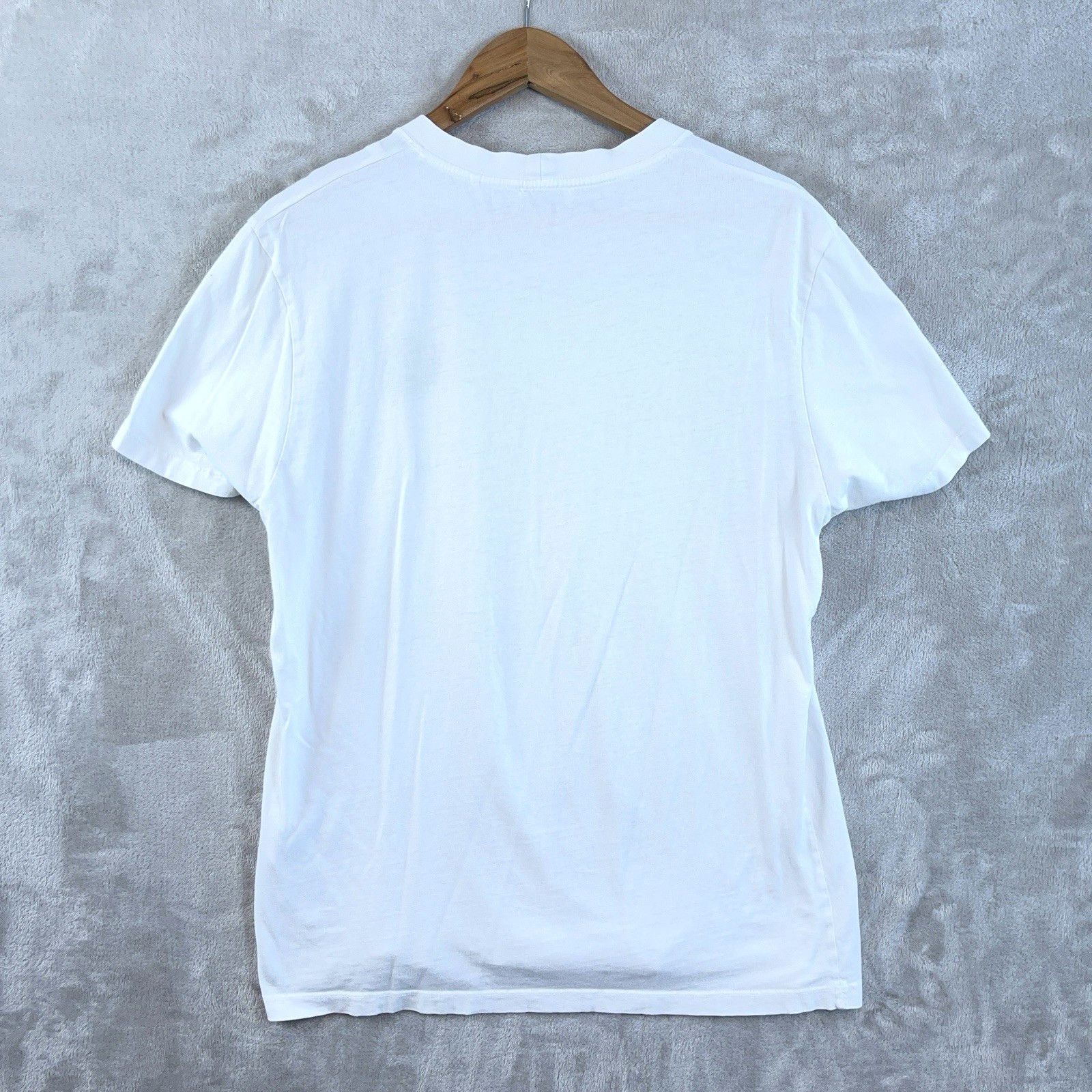 Sandro Sandro x Smiley Face Colab White T Shirt Men's Medium 42" Size US M / EU 48-50 / 2 - 2 Thumbnail