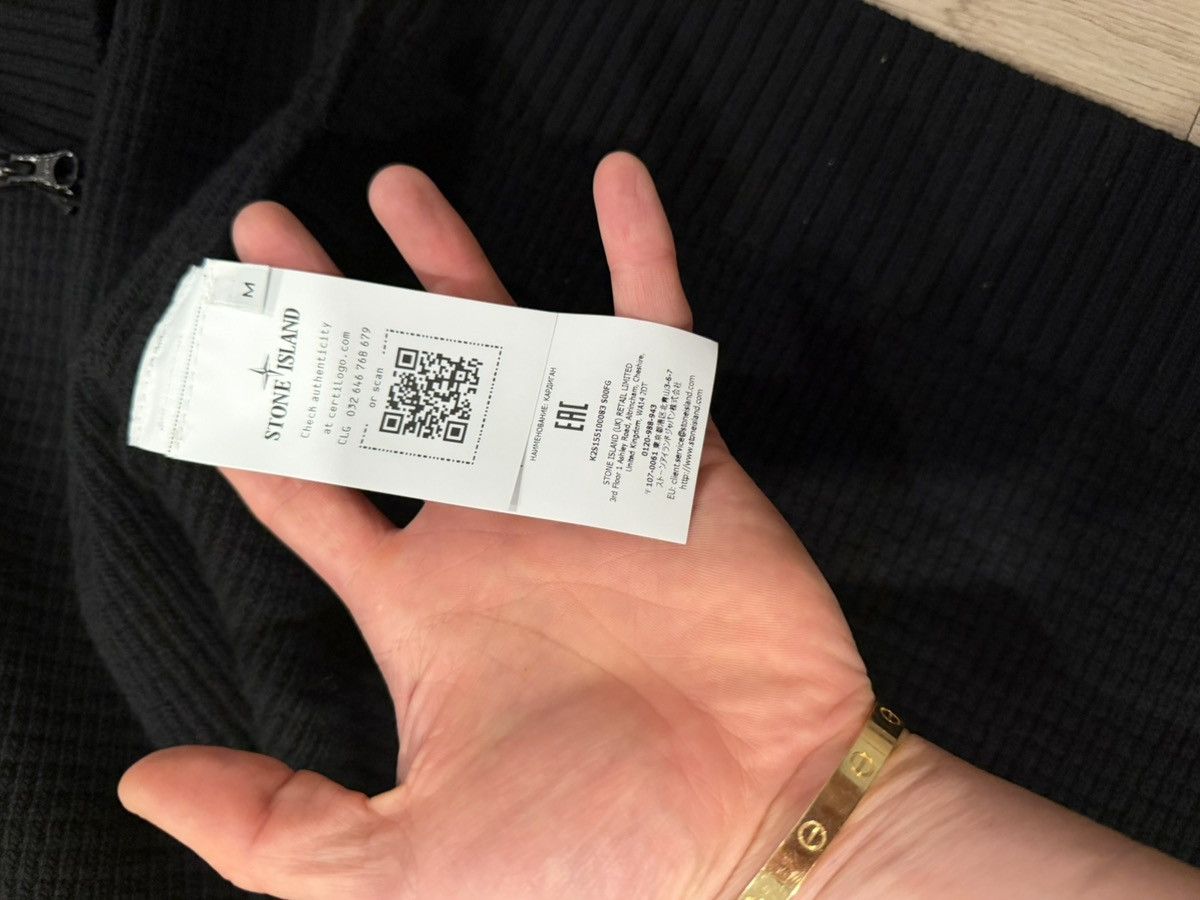 Stone Island Ghost Waffle-Knit Virgin Wool Zip-Up Cardigan Size US M / EU 48-50 / 2 - 6 Thumbnail