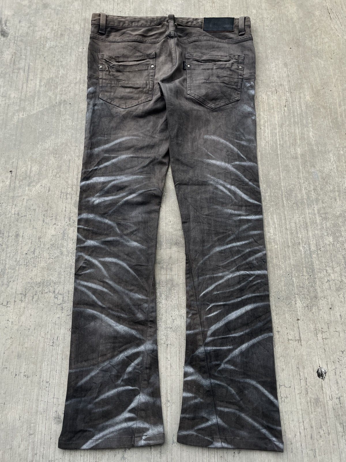 Tornado Mart 💥RARE💥TORNADO MART WAXED WHISKER SKINNY JEANS ARCHIVE Size US 32 / EU 48 - 7 Thumbnail