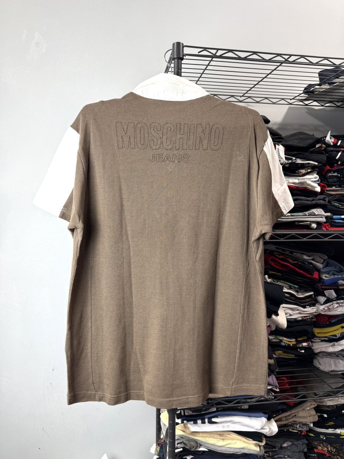 Moschino Moschino Jeans Designer Polo Shirt Size US XXL / EU 58 / 5 - 2 Thumbnail