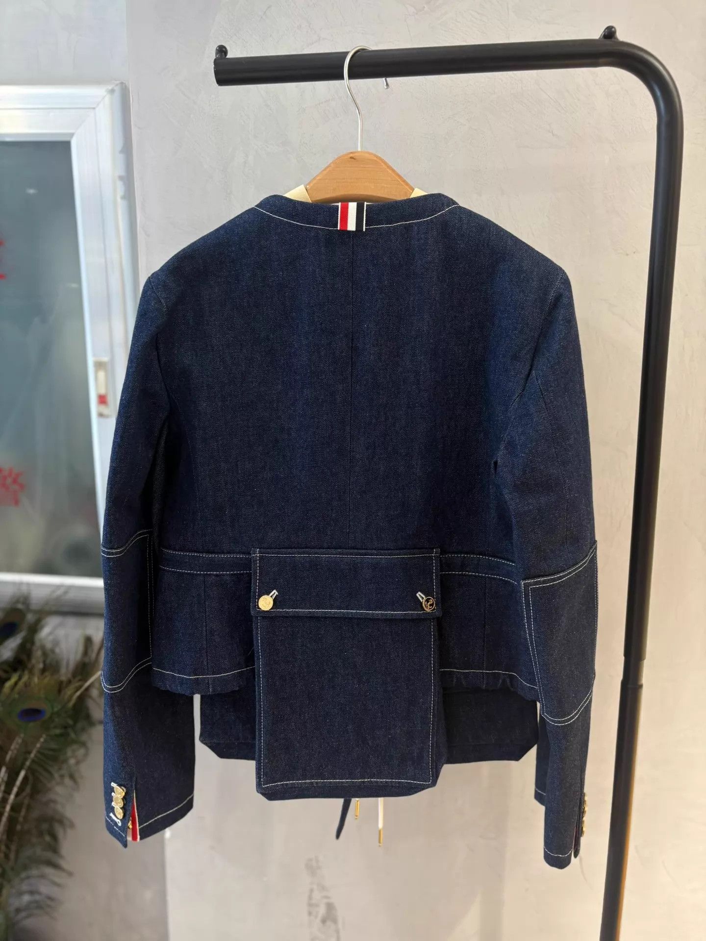 Thom Browne THOM BROWNE Decon 4-Pocket Denim Jkt Deadstock 40 Size S / US 4 / IT 40 - 5 Thumbnail