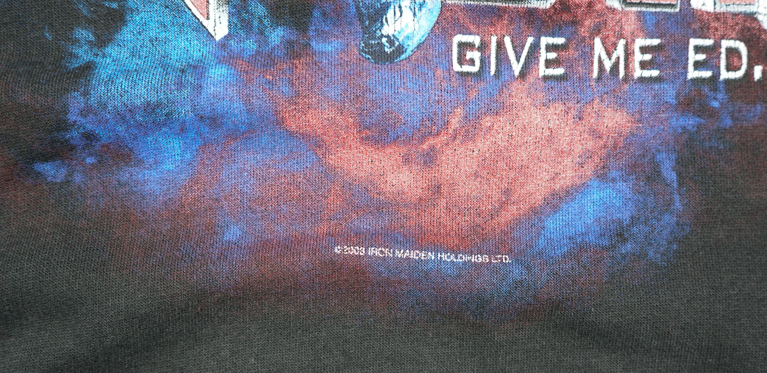 Band Tees × Vintage 2003 Iron Maiden Vintage Hoodie Size US XL / EU 56 / 4 - 3 Thumbnail