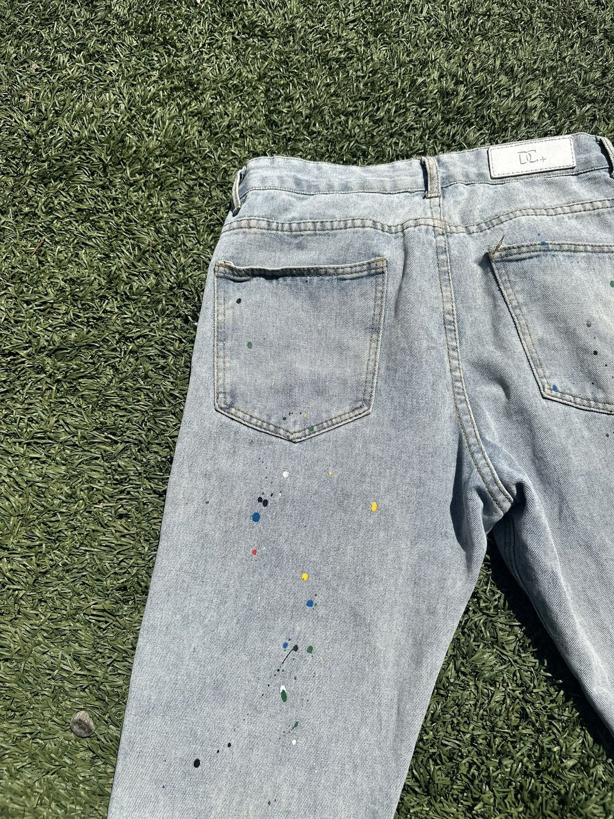 Japanese Brand × Vintage Thrifted Paint Splatter Jeans Size US 30 / EU 46 - 5 Thumbnail