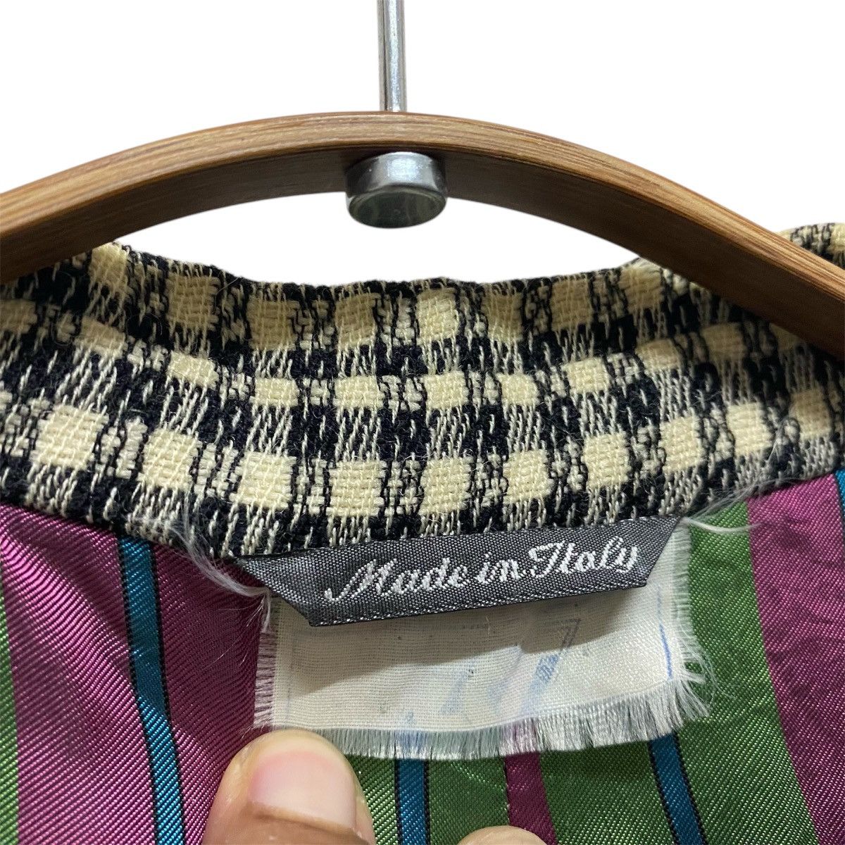 Versace × Versus Versace Vintage Versus Gianni VERSACE Jacket Made in Italy Size 50L - 9 Thumbnail