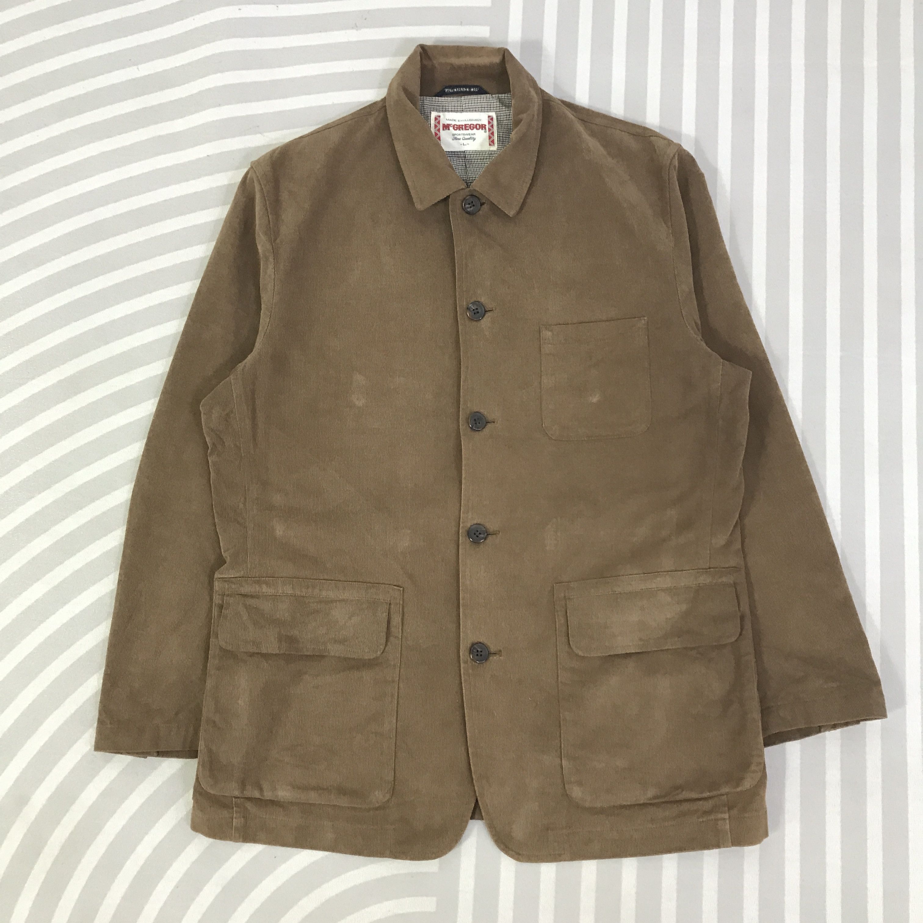 McGregor Vintage Mc Gregor Button Jacket K108B17 Size US L / EU 52-54 / 3 - 1 Thumbnail