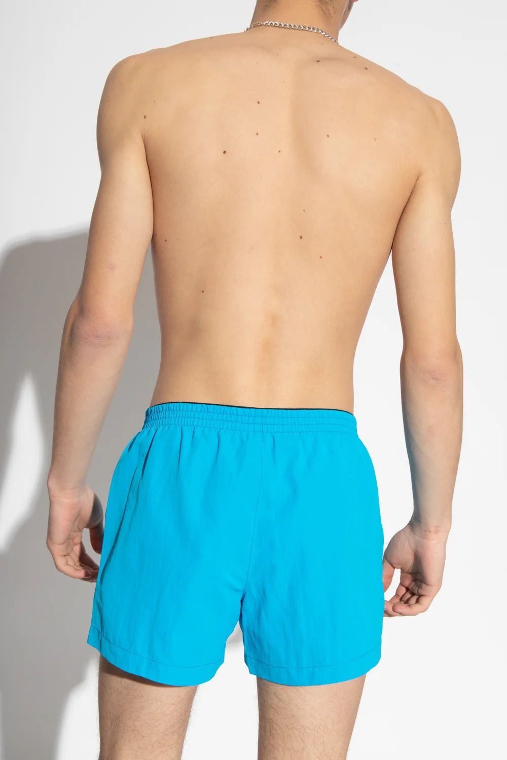 Bottega Veneta o1w1db10625 Intreccio Nylon Swim Short in Blue Size US 34 / EU 50 - 3 Thumbnail