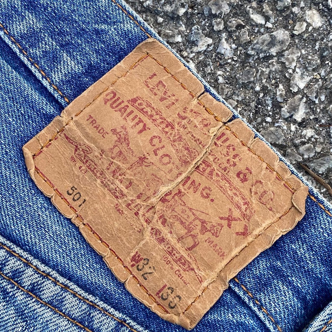 Levi's 💥Best offer💥Vintage 90s Levis 501 Patchwork Denim Size US 32 / EU 48 - 18 Thumbnail