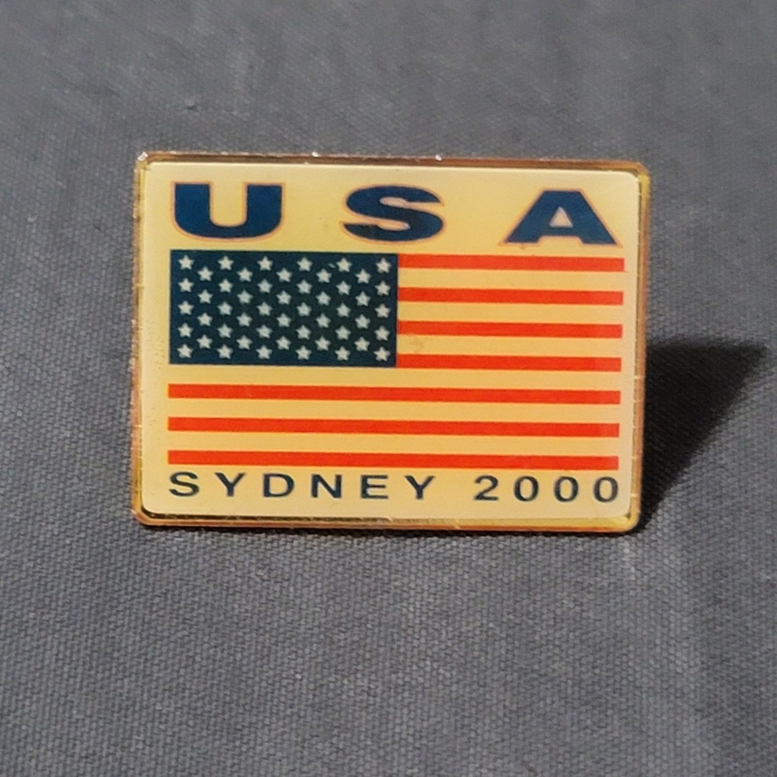 USA Olympics Vtg 2000 Olympic Games Sydney Australia Lapel Pin Size ONE SIZE - 1 Thumbnail