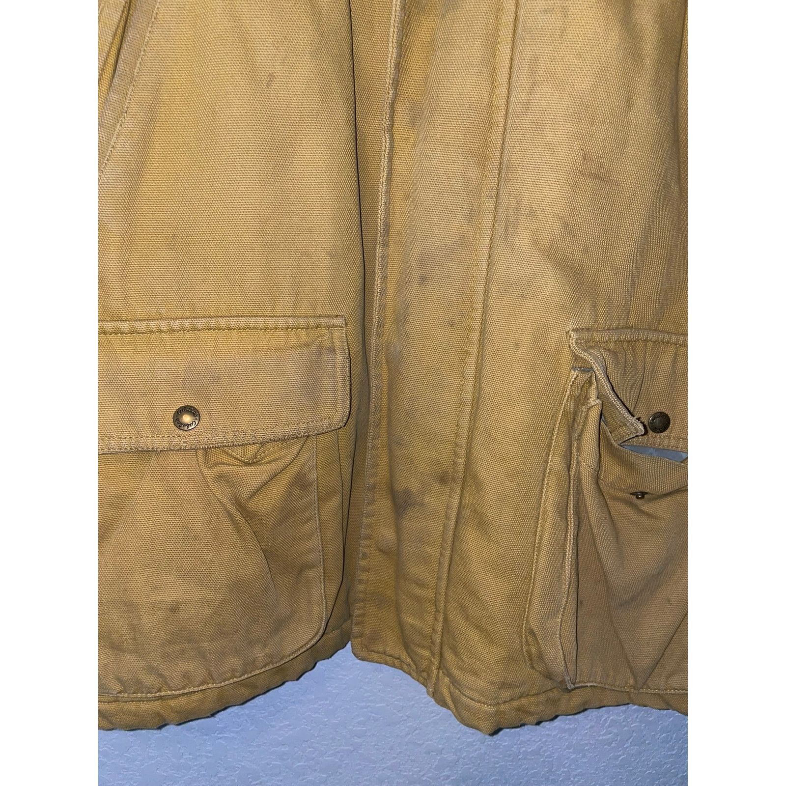 Cabelas Vintage Cabelas Work Jacket Outdoor Gear Nubuck Nylon VTG XL Size US XL / EU 56 / 4 - 5 Thumbnail