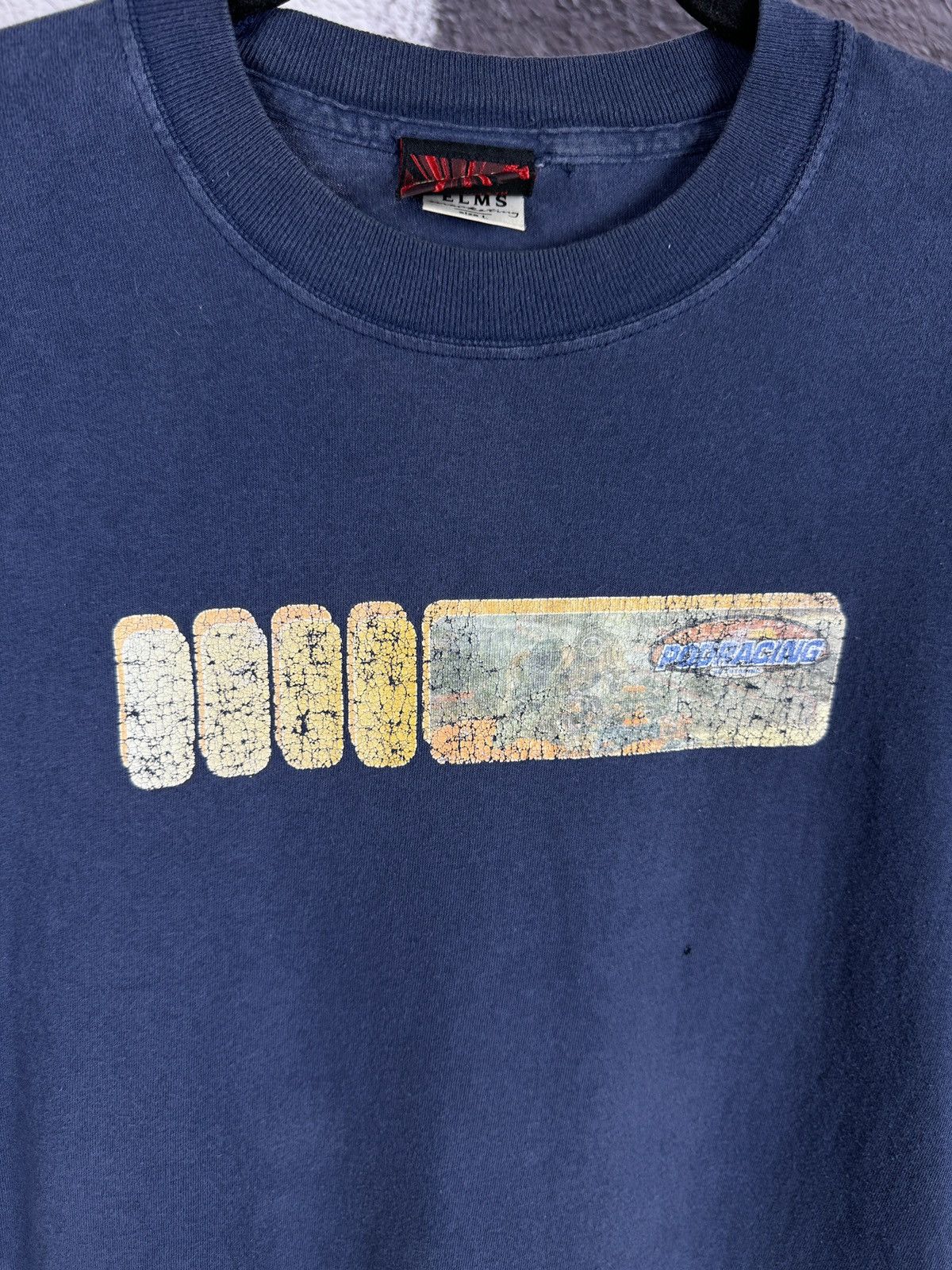 Star Wars STAR WARS POD RACING Vintage LOGO BLUE Tee distressed Size US L / EU 52-54 / 3 - 5 Thumbnail