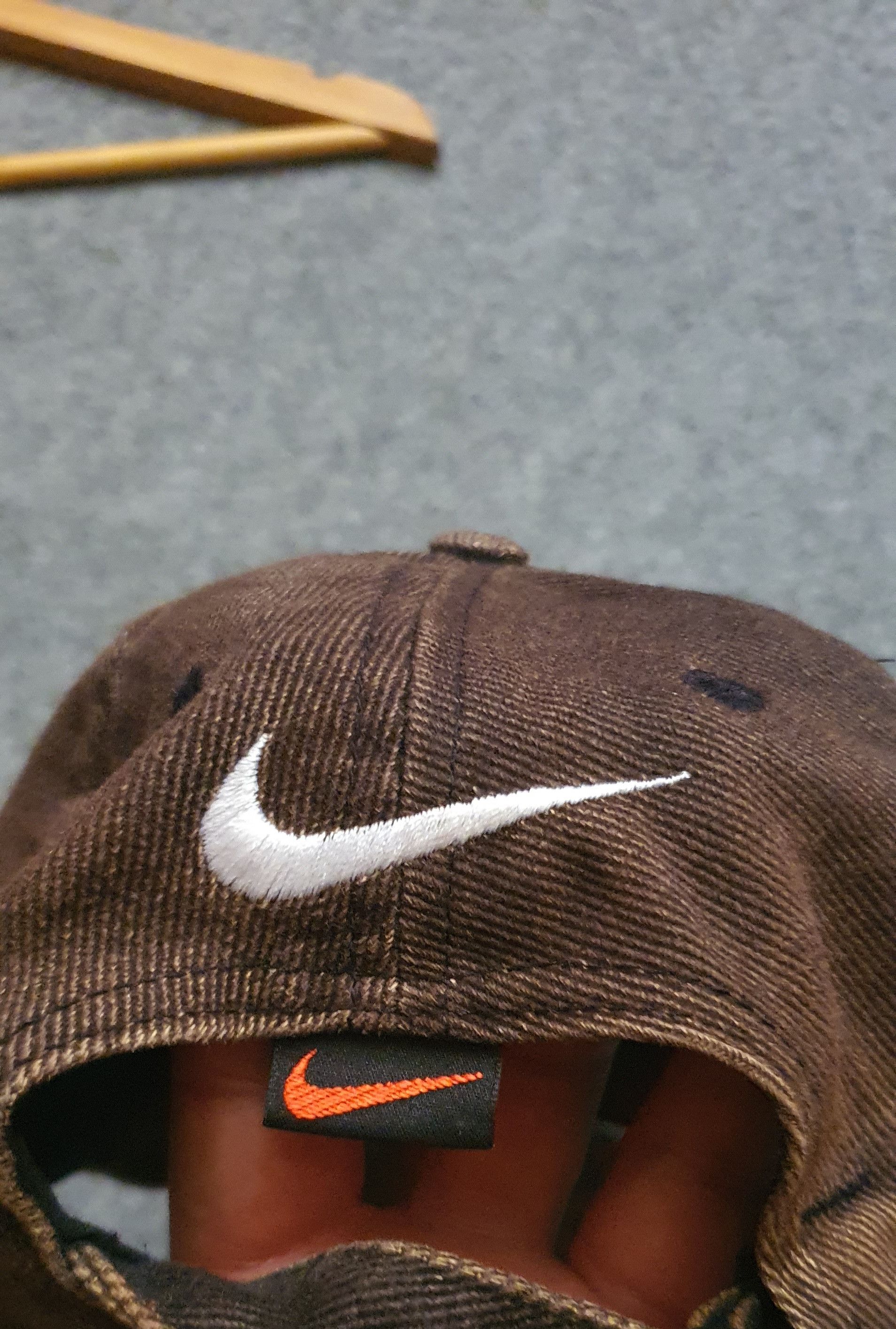 Other NIKE AIR MAX 90S VELVET CAP double swoosh brown cap Size ONE SIZE - 3 Thumbnail