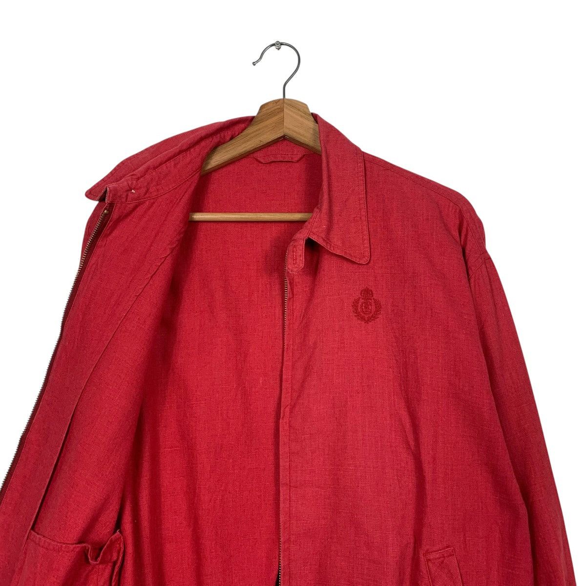 Chaps Ralph Lauren Vintage Chaps Ralph Lauren Red Bomber Jacket Size US M / EU 48-50 / 2 - 10 Thumbnail