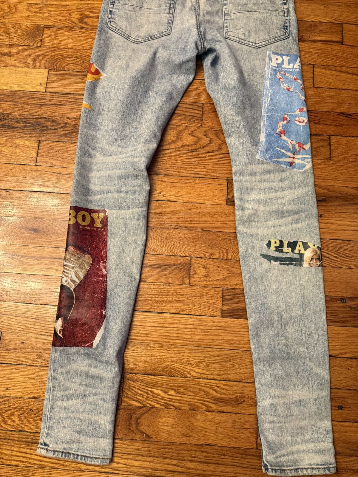 Amiri Amiri Playboi Blue Mx1 Jeans Size 31 Size US 31 - 8 Thumbnail