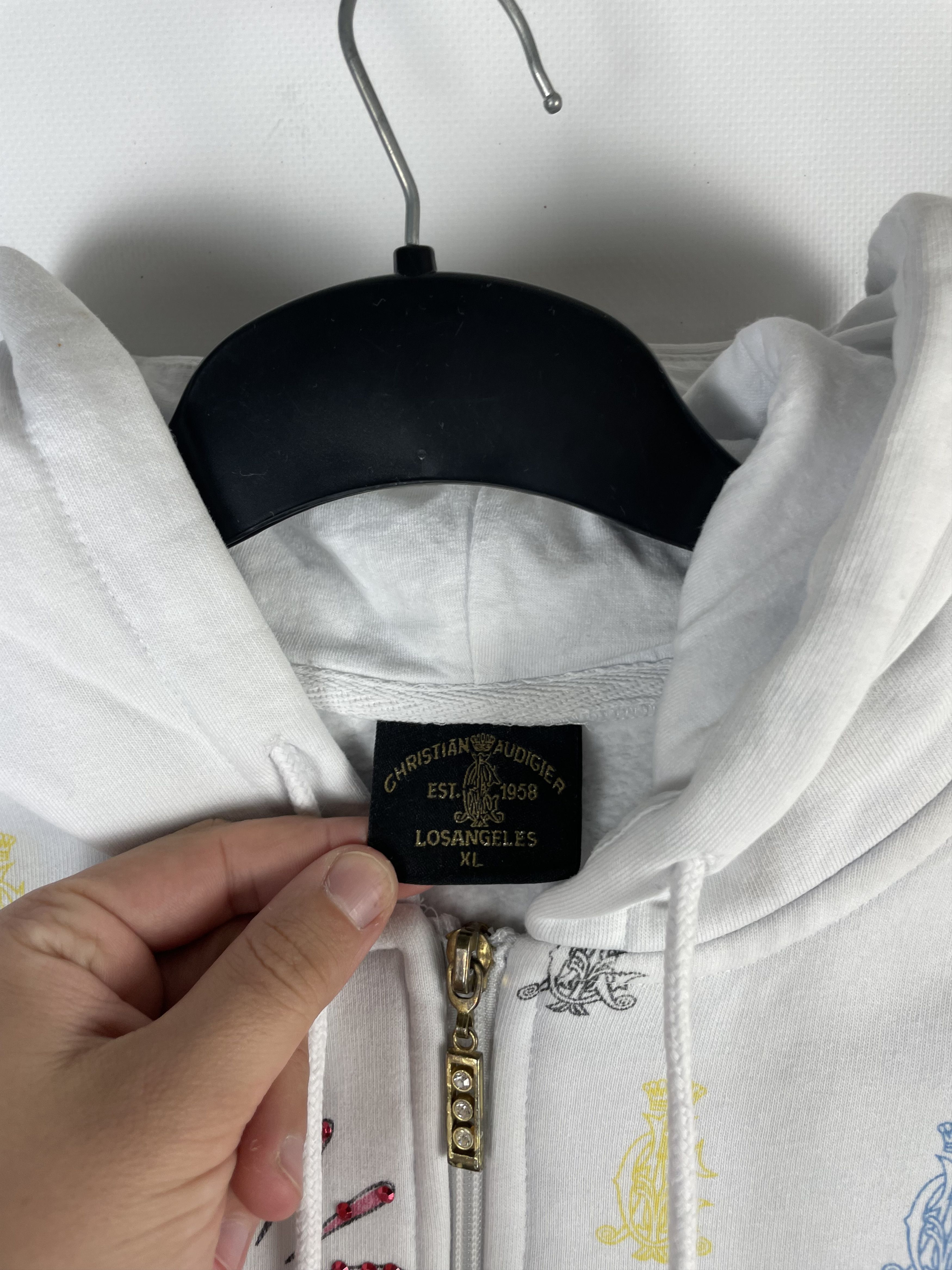 Christian Audigier Vintage y2k Christian Audigier zip up hoodie Size XL / US 12-14 / IT 48-50 - 6 Thumbnail