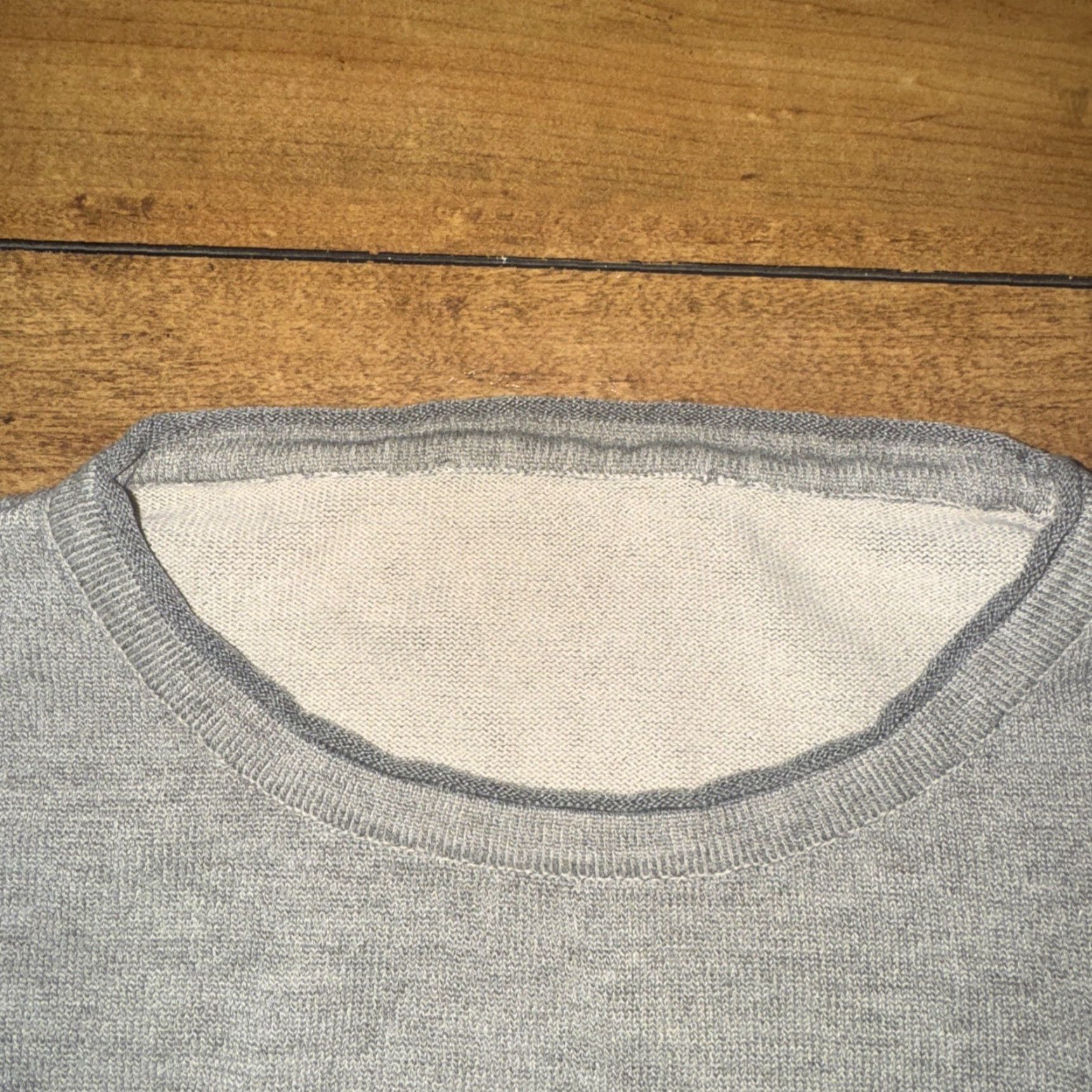 Vintage Unbranded Lightweight Crewneck Jumper Gray Men L Pullover Sweater Casual Military 22x24 Size Regular Size US L / EU 52-54 / 3 - 3 Thumbnail