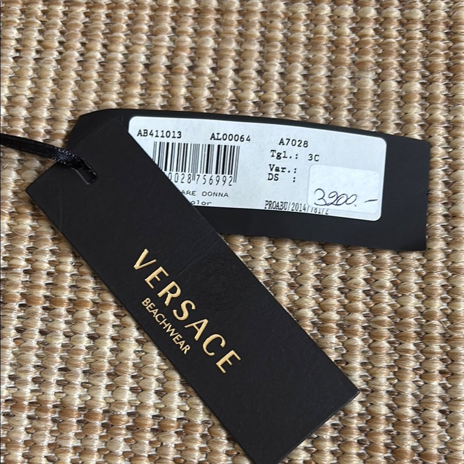 Versace NWT Versace Black and Yellow Bikini Swimwear Size 3C Size ONE SIZE - 12 Thumbnail